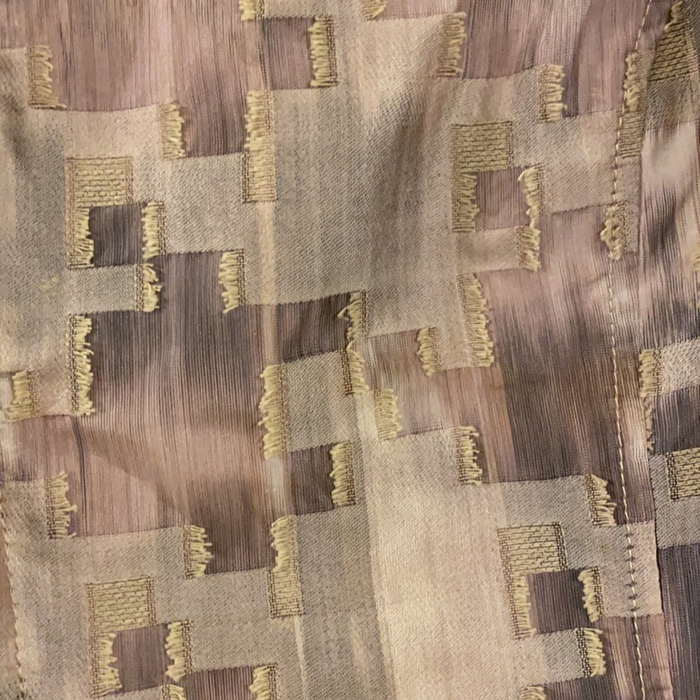 Chico’s Jacket W/ Interlocking Fringed Pattern - image 2